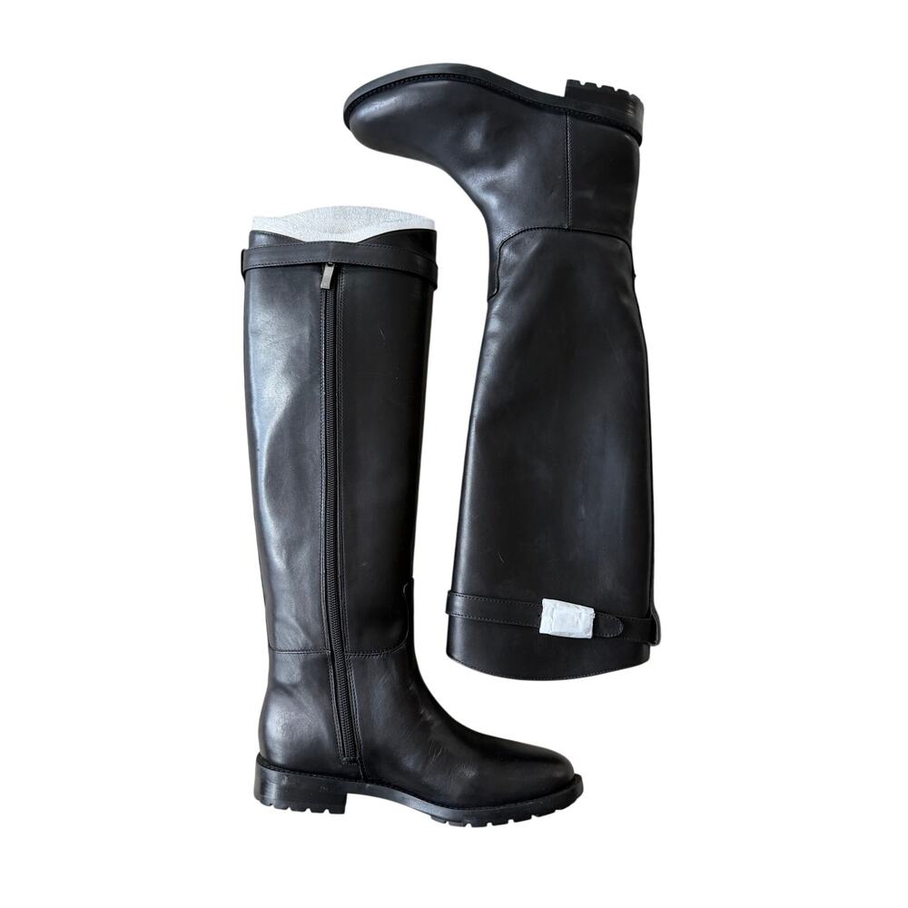 Banana Republic Black Leather Riding Boots (Size 5.5 M)